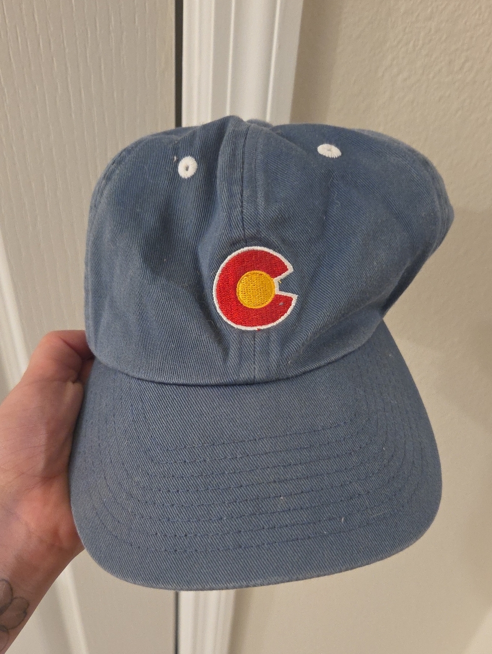 Blue Baseball Cap with Colorado 'C' Patch